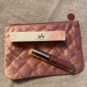 Jolii Luxe Creme Matte lipgloss & pink Ipsy bag.
